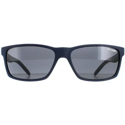 Arnette Rectangle^Sunglasses Slickster 4185 218887 Fuzzy Navy Grey
