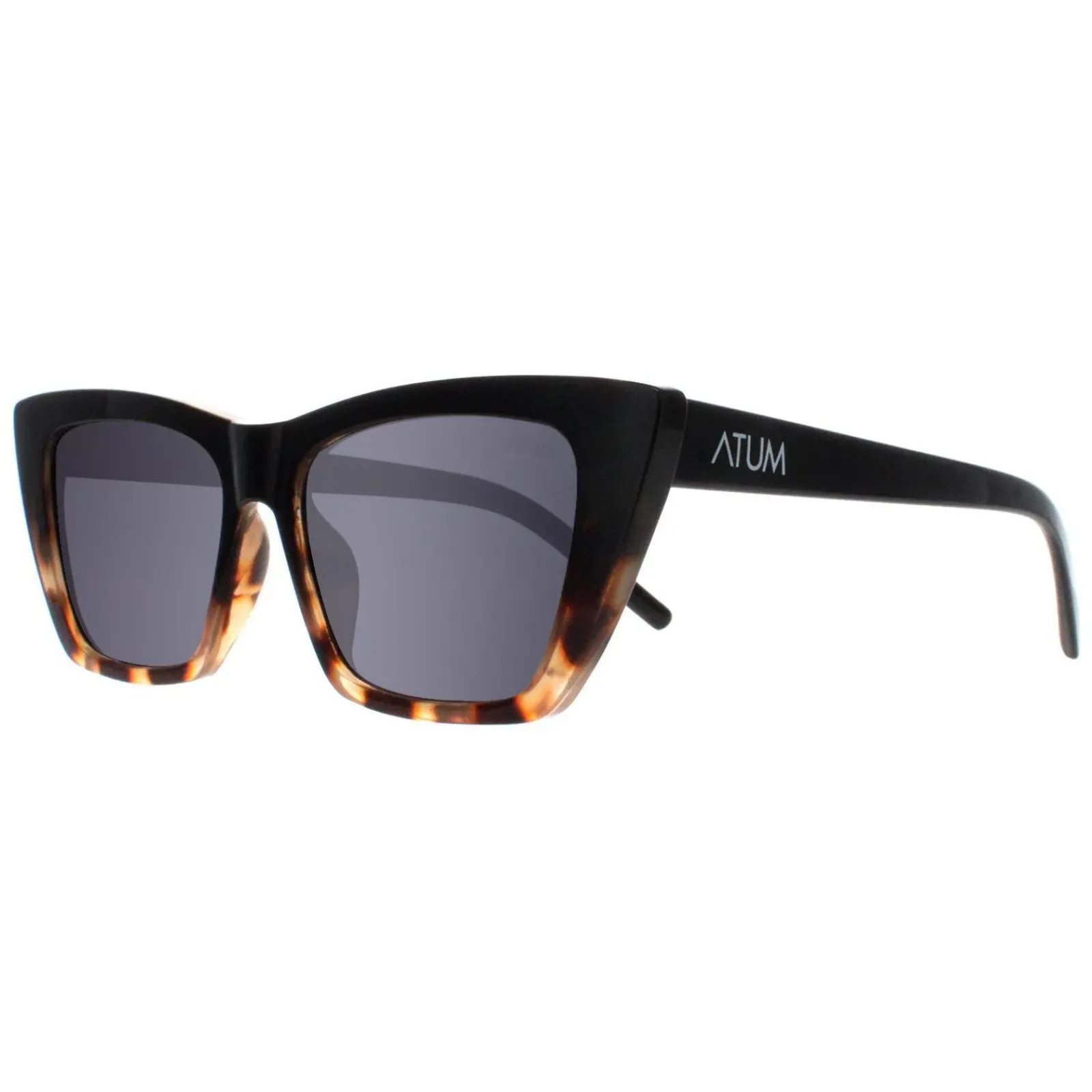 Atum Cat-Eye^Sunglasses Arid C2 Shiny Gradient Demi Smoke Grey
