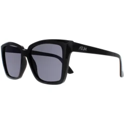 Atum Square^Sunglasses Eden C1 Shiny Black Smoke Grey Gradient