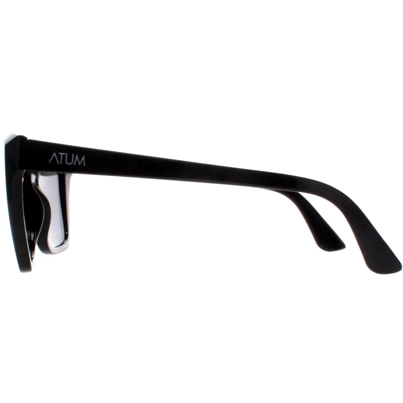 Atum Square^Sunglasses Eden C1 Shiny Black Smoke Grey Gradient