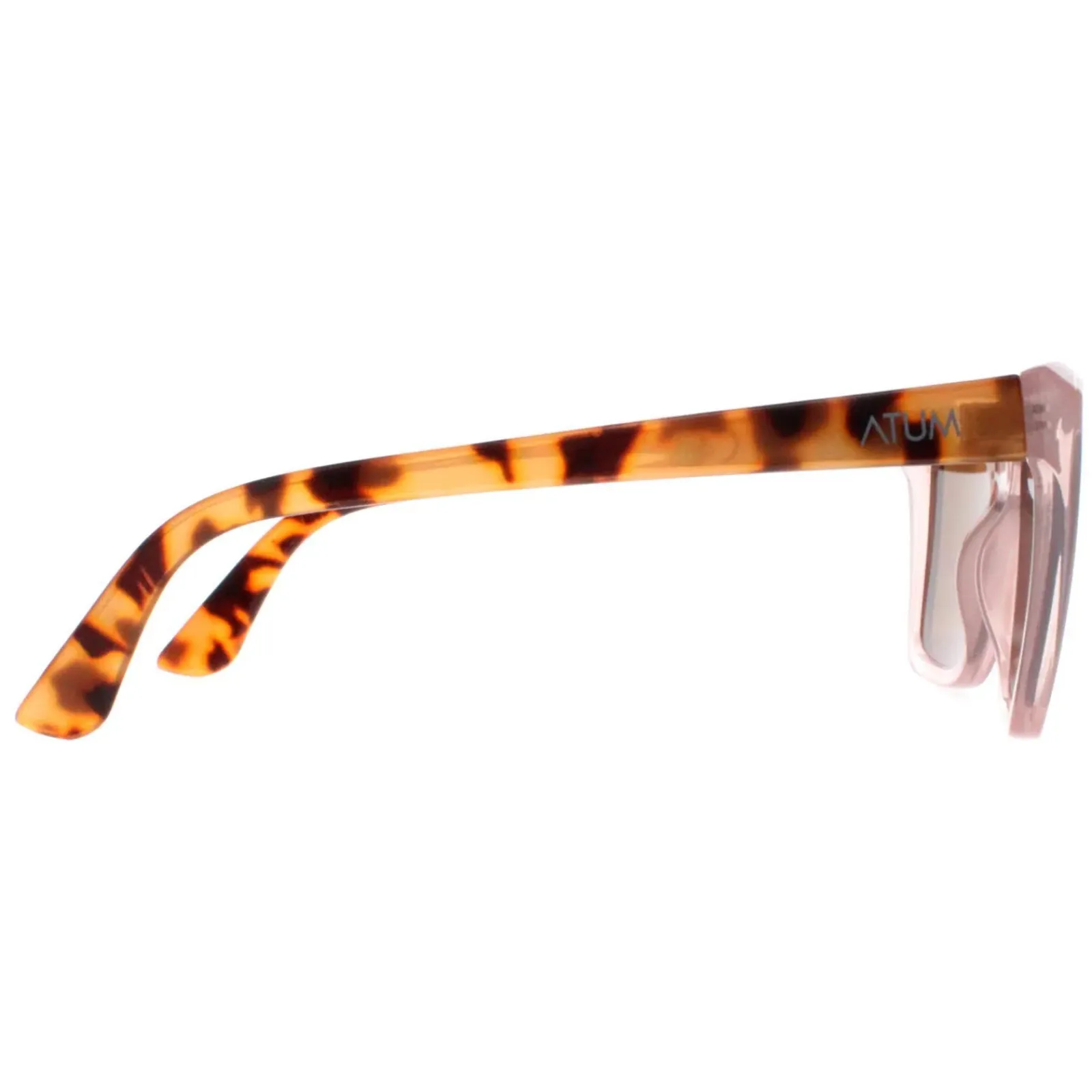 Atum Square^Sunglasses Eden C2 Shiny Transparent Pink Brown Gradient