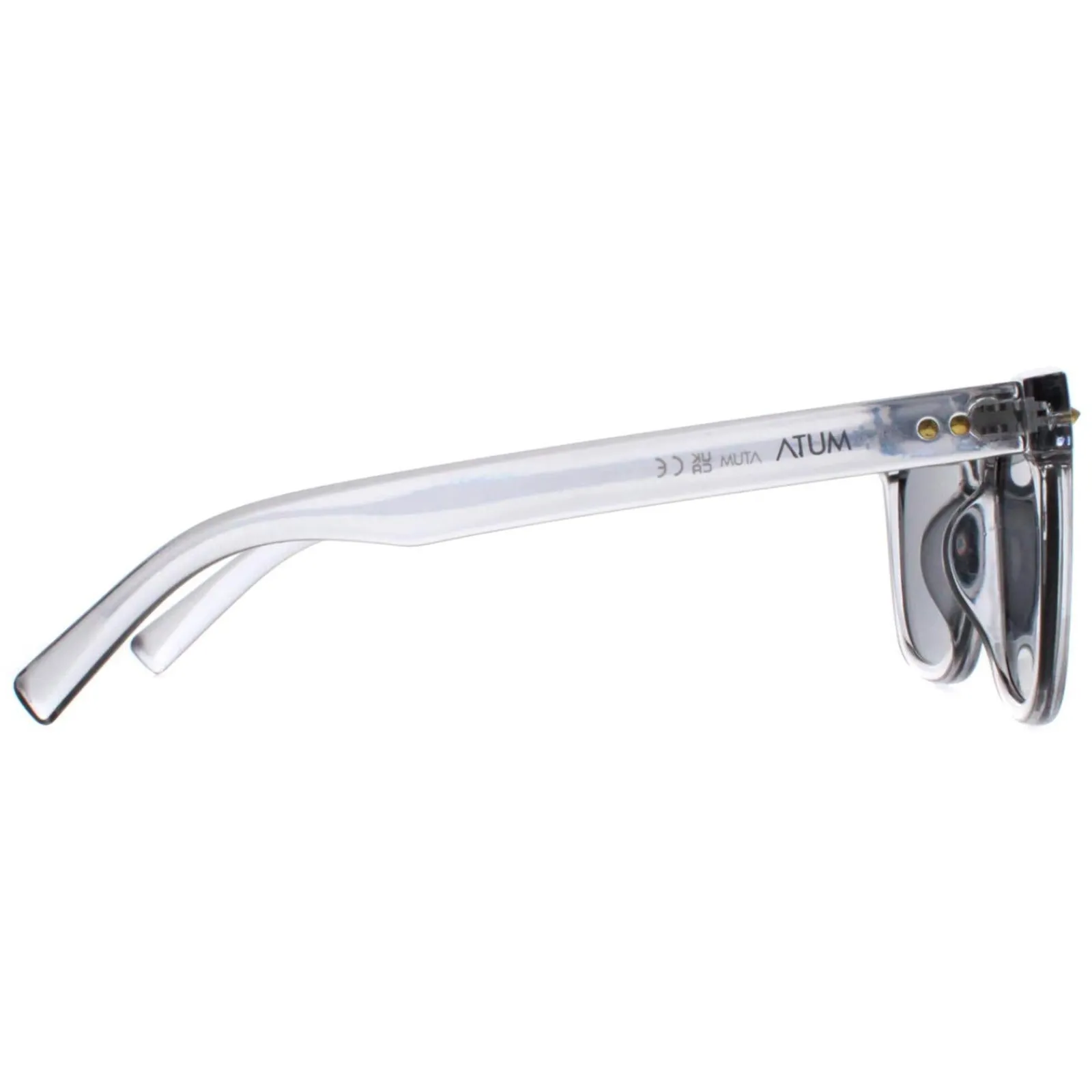Atum Square|Square^Sunglasses Meraki C2 Shiny Transparent Grey Smoke Grey