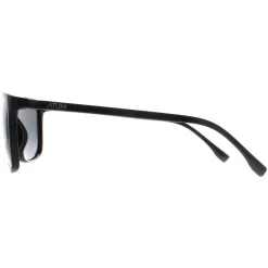 Atum Rectangle^Sunglasses Quill C1 Shiny Black Smoke Grey