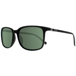 Atum Rectangle^Sunglasses Quill C2 Shiny Black G15 Green