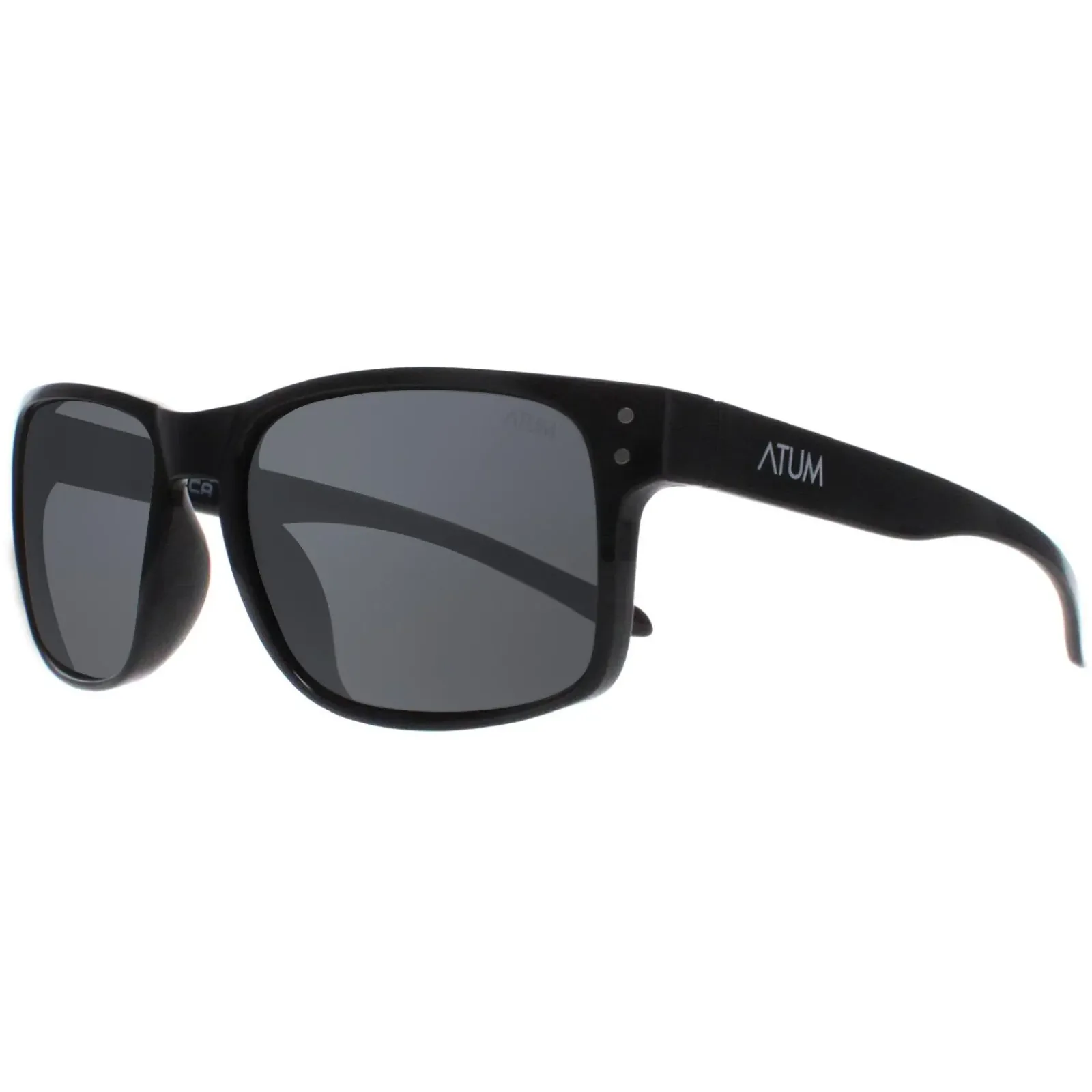 Atum Rectangle^Sunglasses Waterhouse C1 Shiny Black Smoke Grey