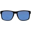 Atum Rectangle^Sunglasses Waterhouse C2 Shiny Black Blue Mirror