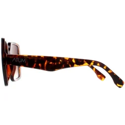 Atum Square^Sunglasses Zouk C2 Shiny Havana Brown Gradient