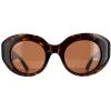 Balenciaga Oval^Sunglasses BB0235S 002 Havana Brown
