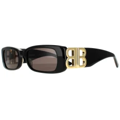 Balenciaga Rectangle^Sunglasses BB0096S 001 Black Grey