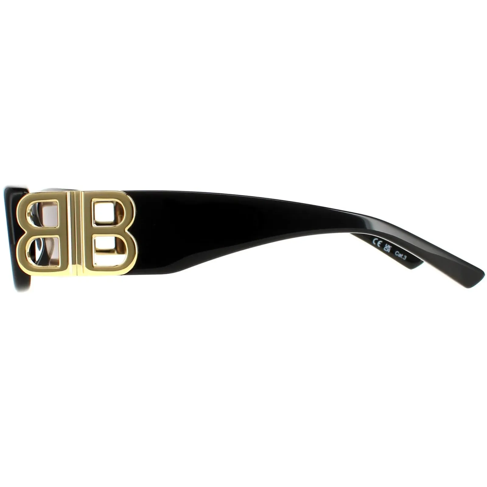 Balenciaga Rectangle^Sunglasses BB0096S 001 Black Grey