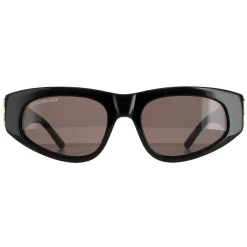 Balenciaga Oval^Sunglasses BB0095S 001 Black Grey