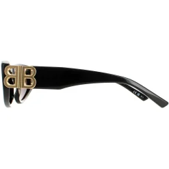 Balenciaga Oval^Sunglasses BB0095S 001 Black Grey