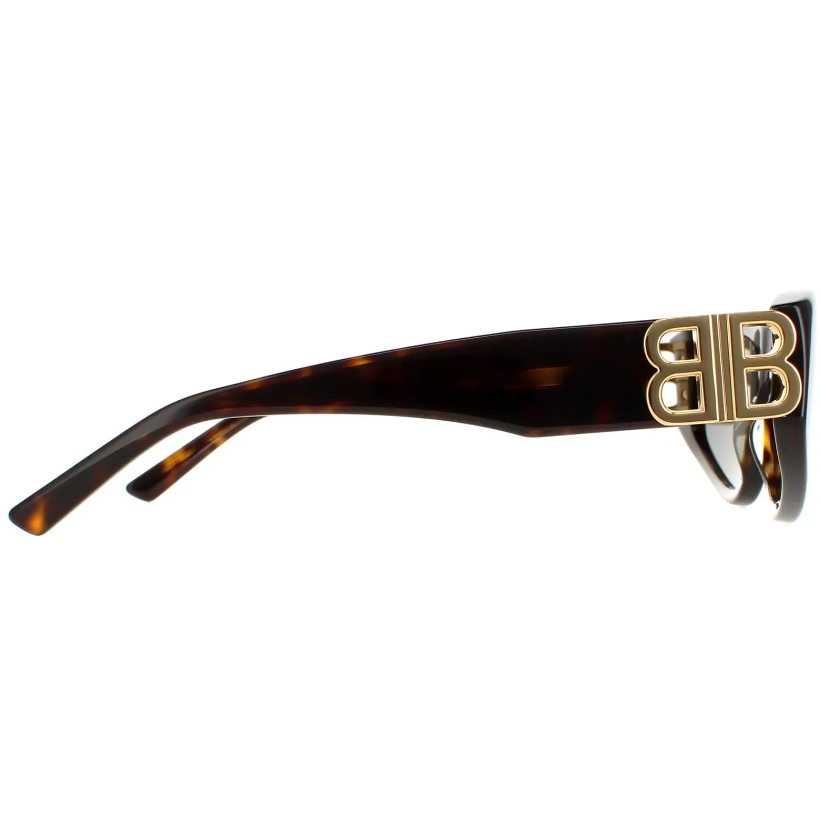 Balenciaga Oval^Sunglasses BB0095S 002 Dark Havana Green