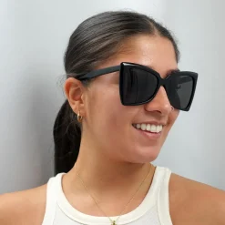 Balenciaga Butterfly^Sunglasses BB0174S 001 Black Grey