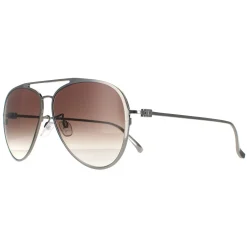 Bally Aviator^Sunglasses BY0024-D 08K Gunmetal Grey Gradient