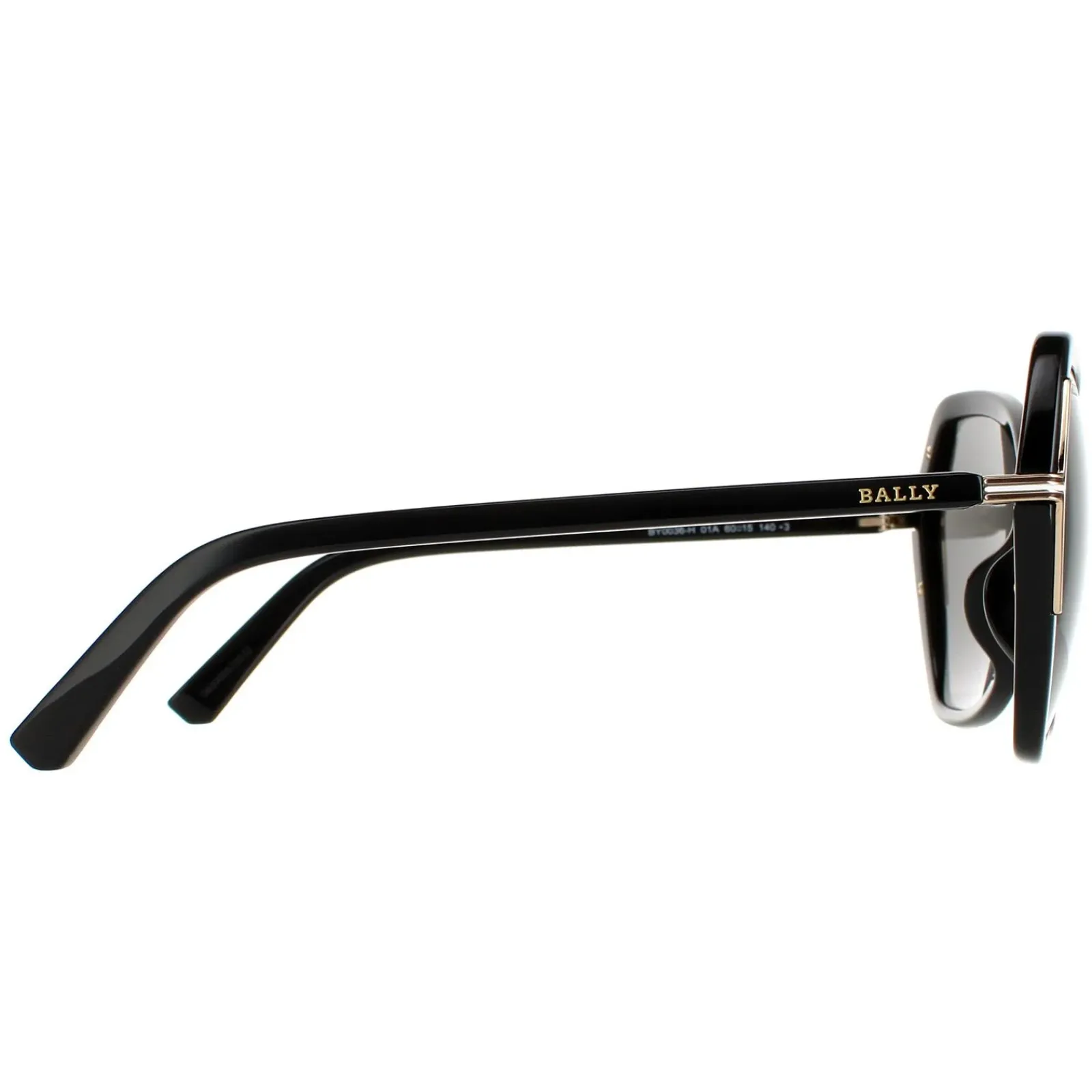 Bally Butterfly^Sunglasses BY0036-H 01A Black Grey