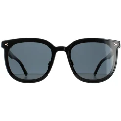 Bally Cat-Eye^Sunglasses BY0044-K 01A Black Grey Mirrored