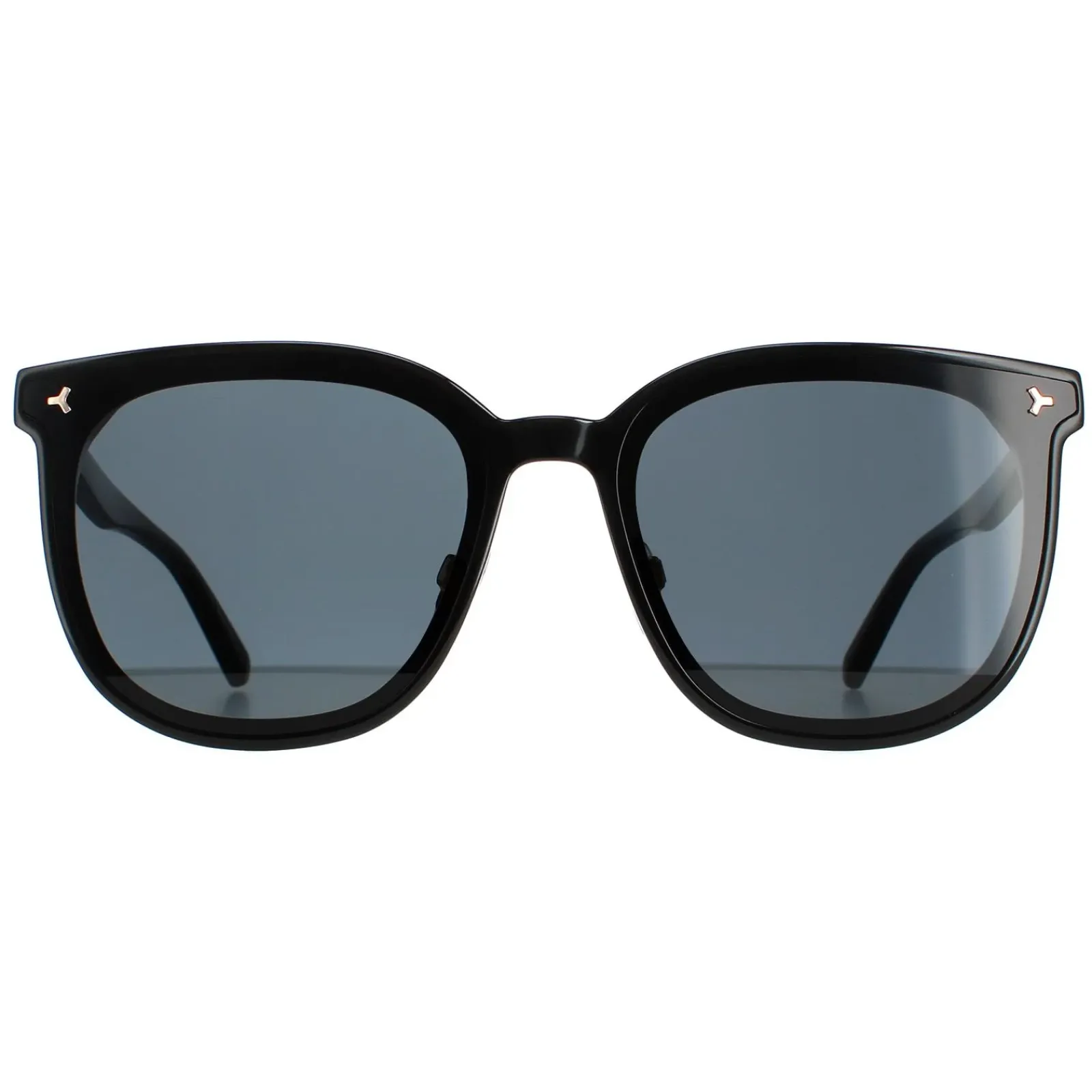 Bally Cat-Eye^Sunglasses BY0044-K 01A Black Grey Mirrored