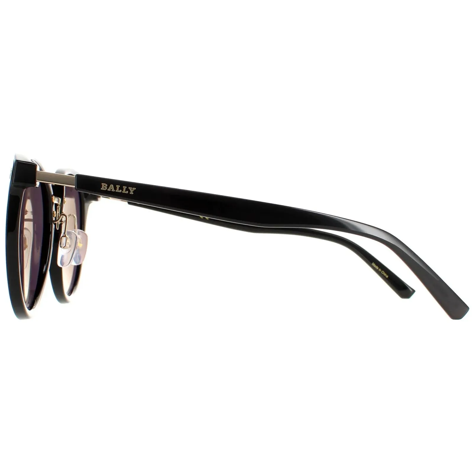 Bally Cat-Eye^Sunglasses BY0043-K 01A Black Blue