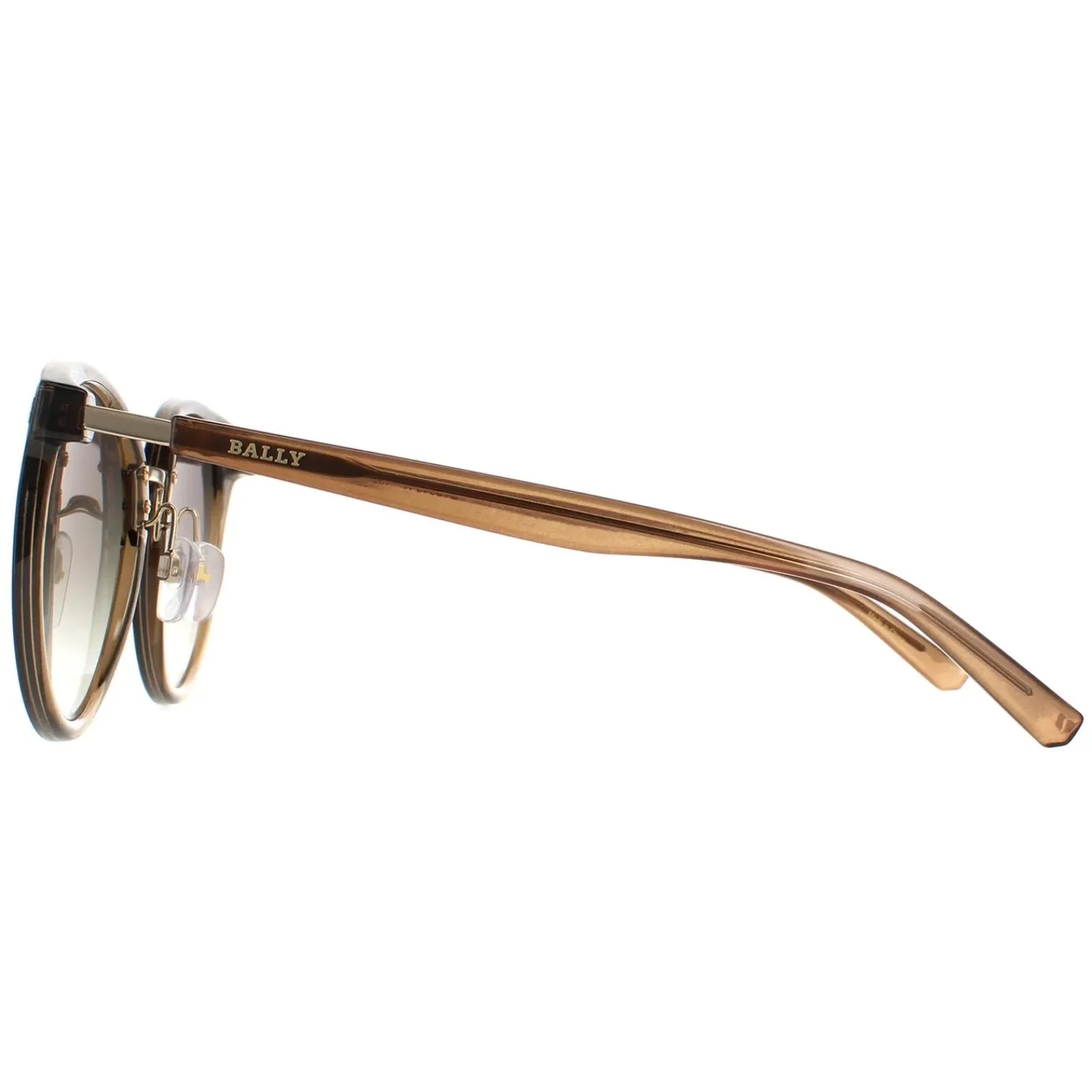 Bally Cat-Eye^Sunglasses BY0043-K 45B Gold Green Gradient