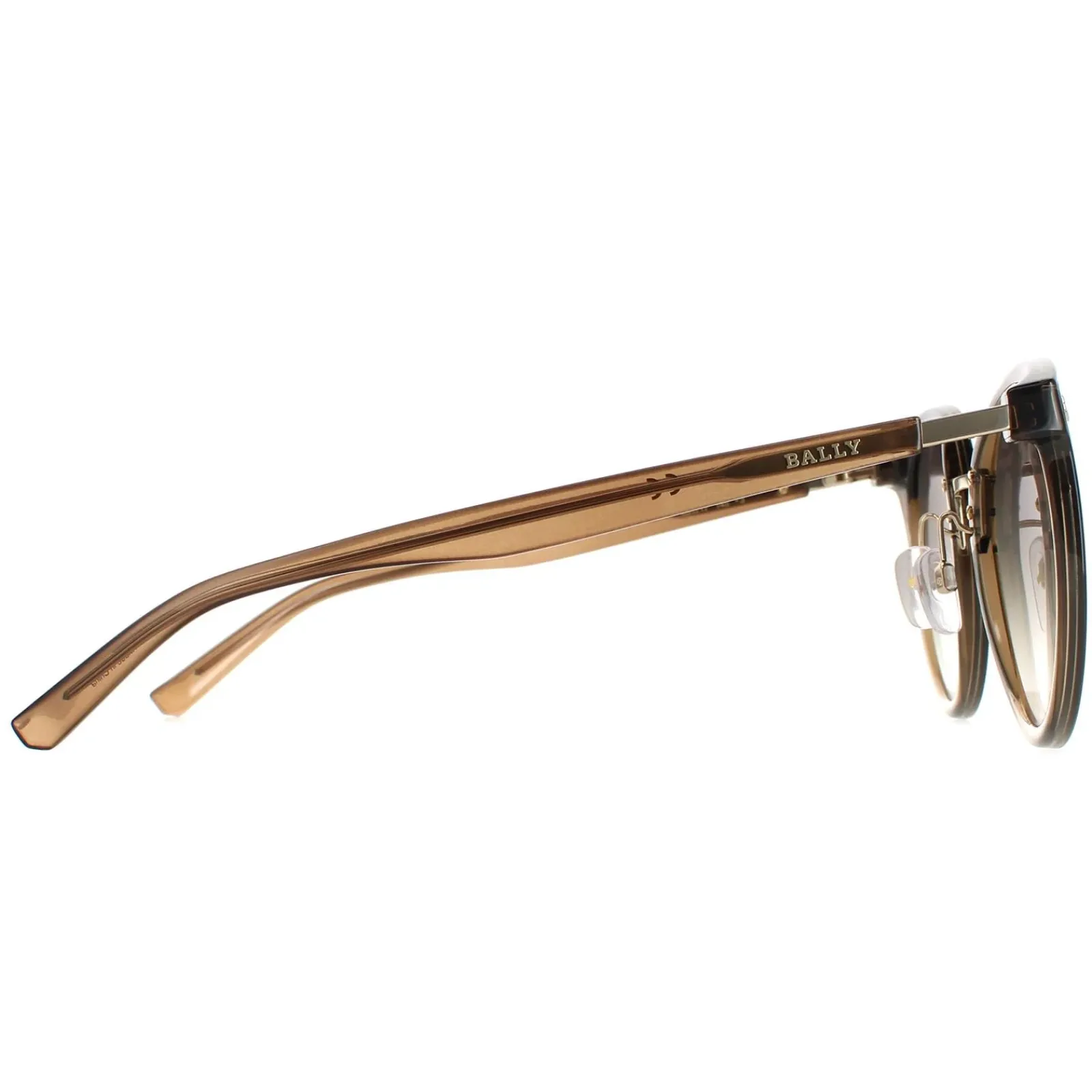 Bally Cat-Eye^Sunglasses BY0043-K 45B Gold Green Gradient