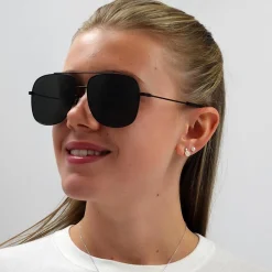 Bally Polarised|Aviator^Sunglasses BY0050-K 02D Black Grey Polarised Mirrored