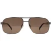 Banana Republic Polarised|Rectangle^Sunglasses BR 1006/S 6LB SP Ruthenium Bronze Polarized