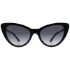 Banana Republic Cat-Eye^Sunglasses BR 3002/S 807 9O Black Dark Grey Gradient