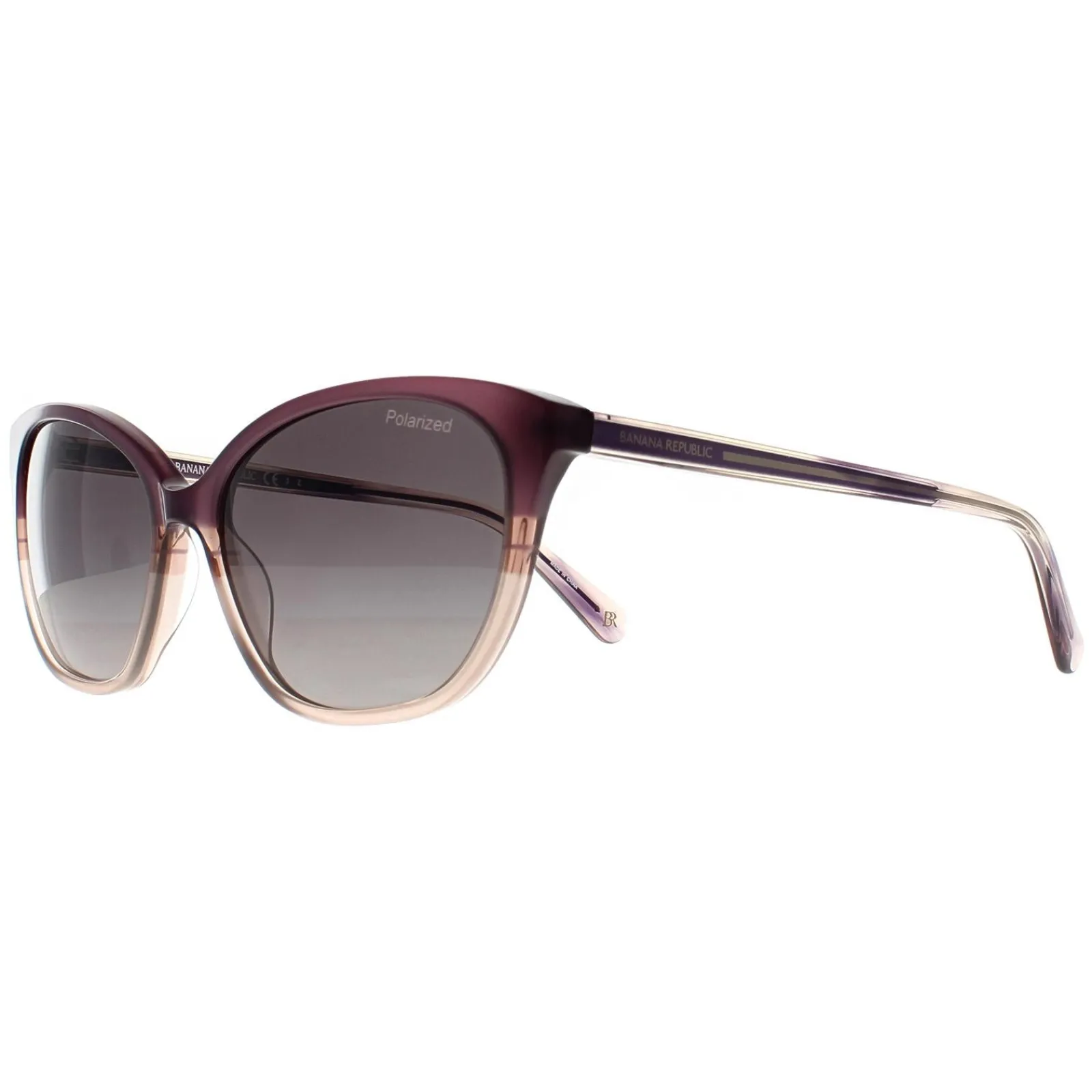 Banana Republic Polarised^Sunglasses BR 2001/S 2OW WJ Violet Shaded Grey Gradien