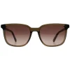 Banana Republic Rectangle^Sunglasses BR 4003/S 1ED HA Green Brown Gradient