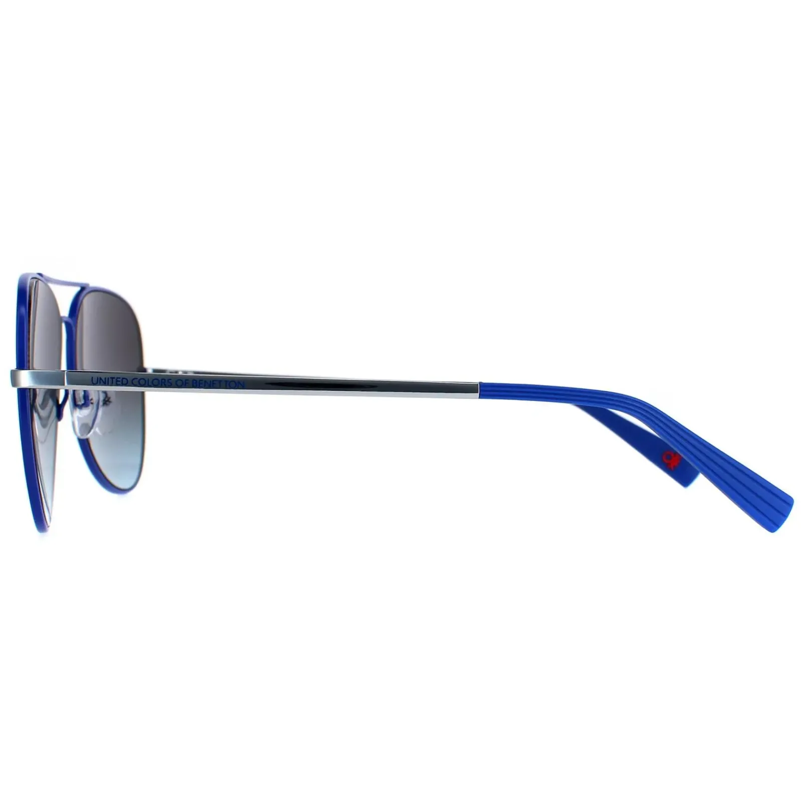Benetton Aviator^Sunglasses BE7011 686 Blue Blue Gradient