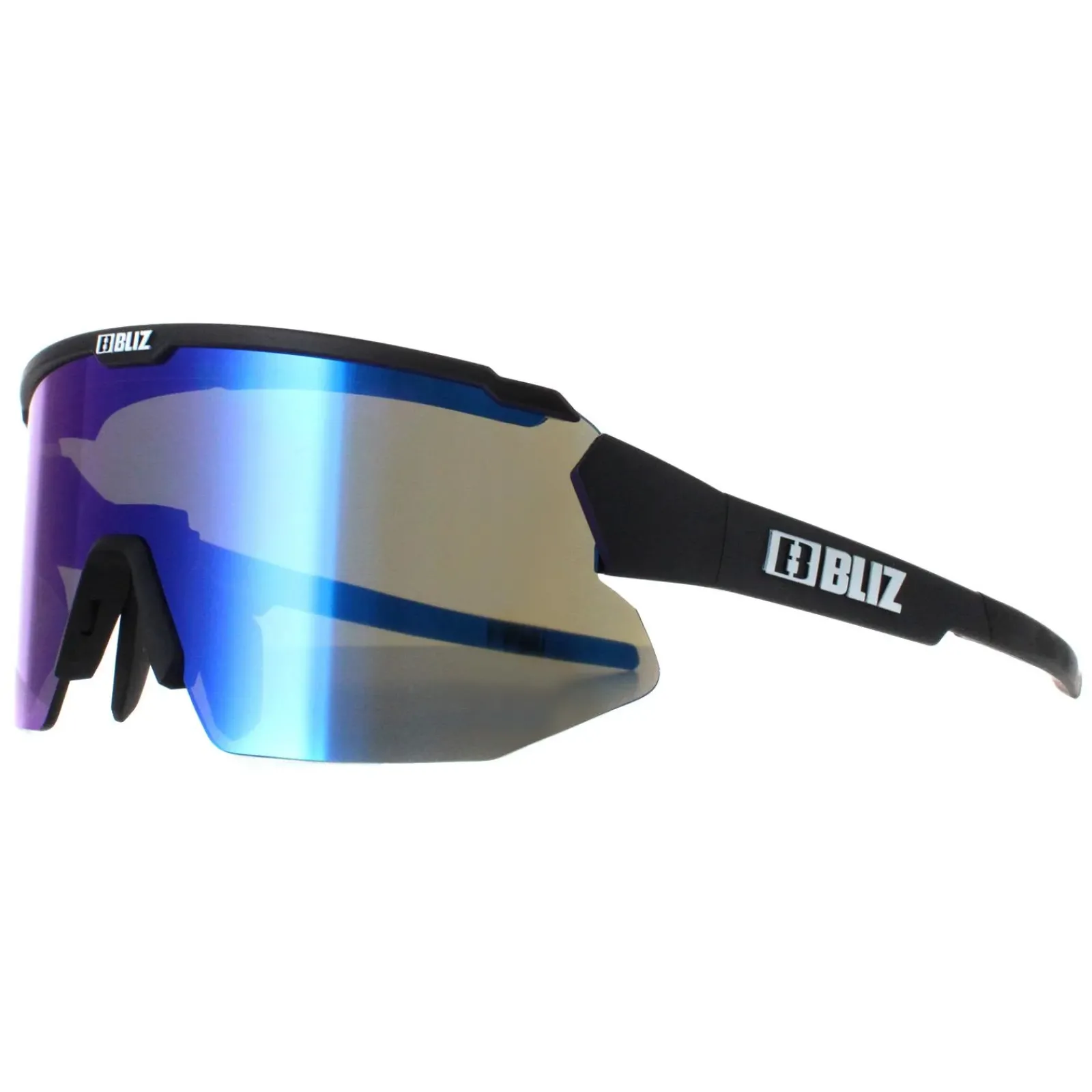 Bliz Sport^Sunglasses Breeze Small ZB7012-0435 Black Brown Blue Mirror