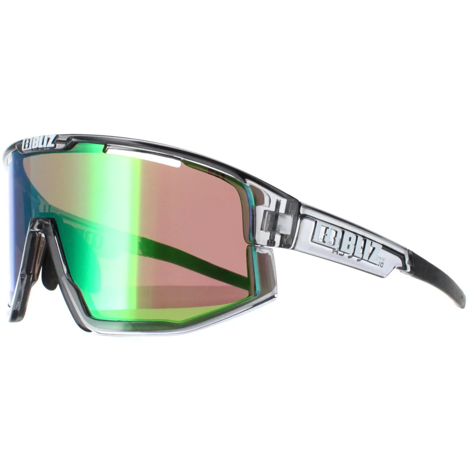 Bliz Sport^Sunglasses Fusion ZB7005-1133 Crystal Black Brown Green Mirror