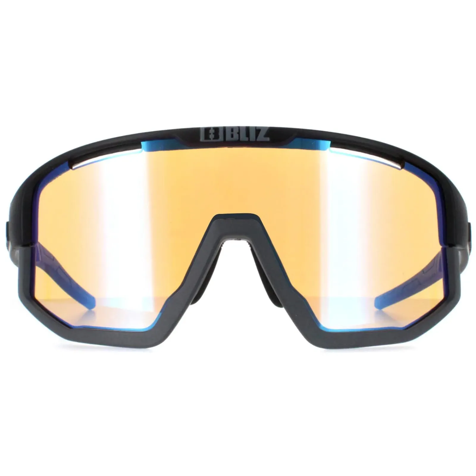 Bliz Sport^Sunglasses Fusion ZB7005-0333 Black Coral Orange Blue Mirror