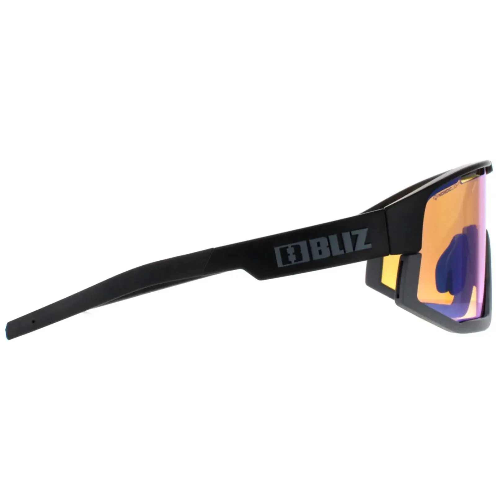 Bliz Sport^Sunglasses Fusion ZB7005-0333 Black Coral Orange Blue Mirror
