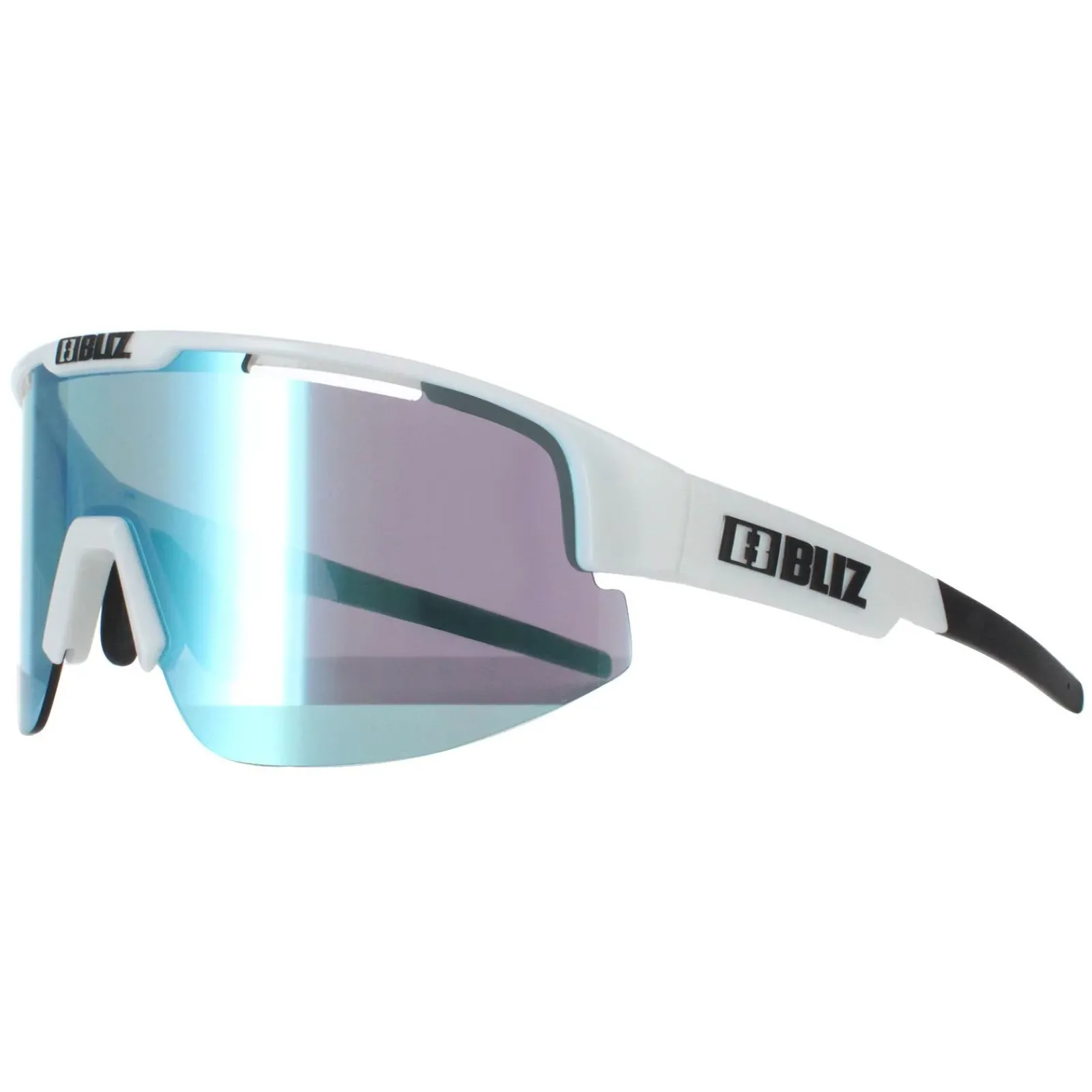 Bliz Sport^Sunglasses Matrix ZB7004-0733 White Smoke Blue Mirror