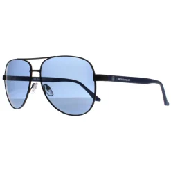BMW Polarised^Motorsport Sunglasses BS0028 02M Matte Black Blue Polarised