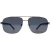 BMW Polarised^Sunglasses BS0039 15D Matte Light Ruthenium Smoke Polarized