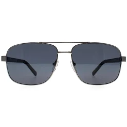 BMW Polarised^Sunglasses BS0039 15D Matte Light Ruthenium Smoke Polarized