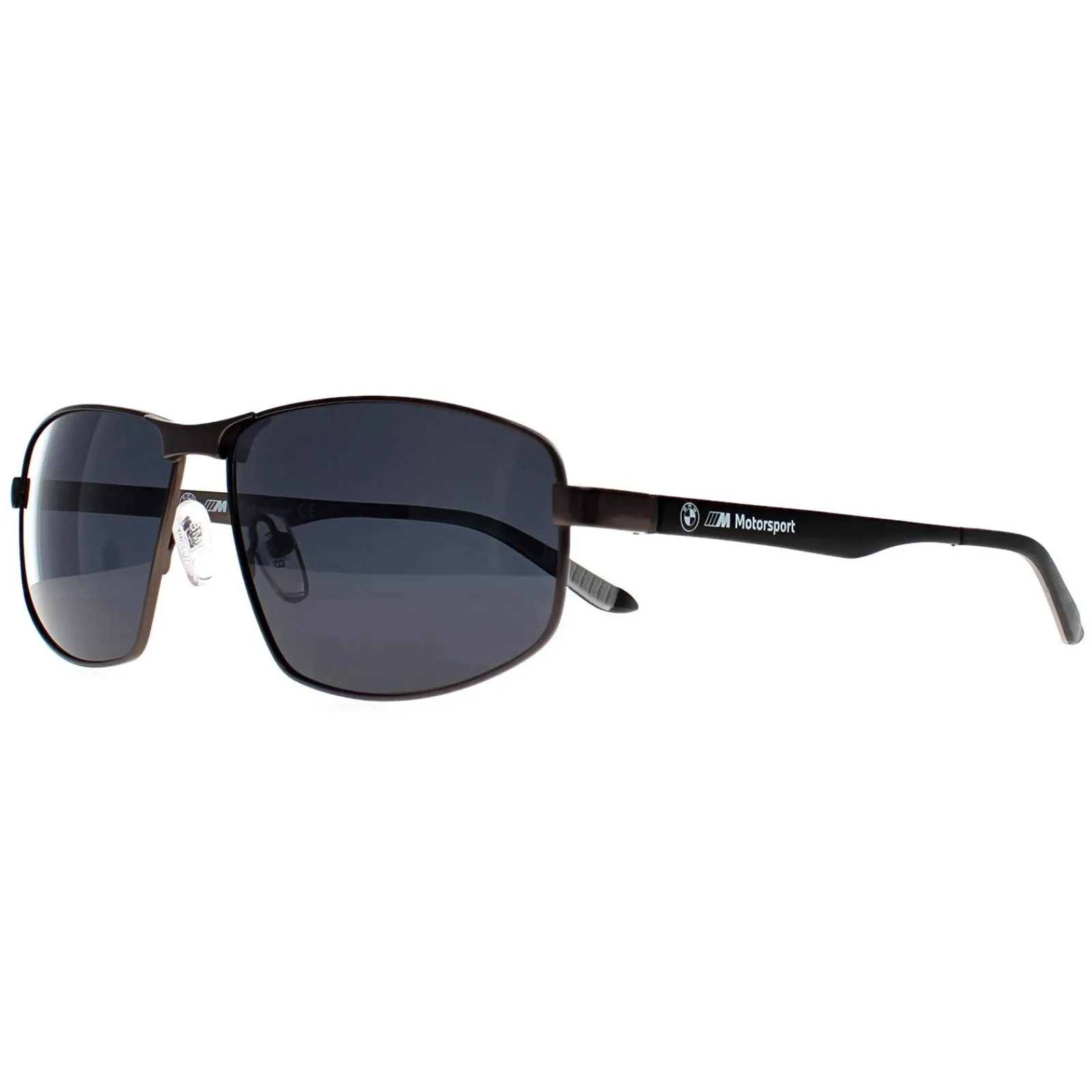 BMW Polarised|Aviator^Sunglasses BS0038 09D Matte Gunmetal Smoke Polarized