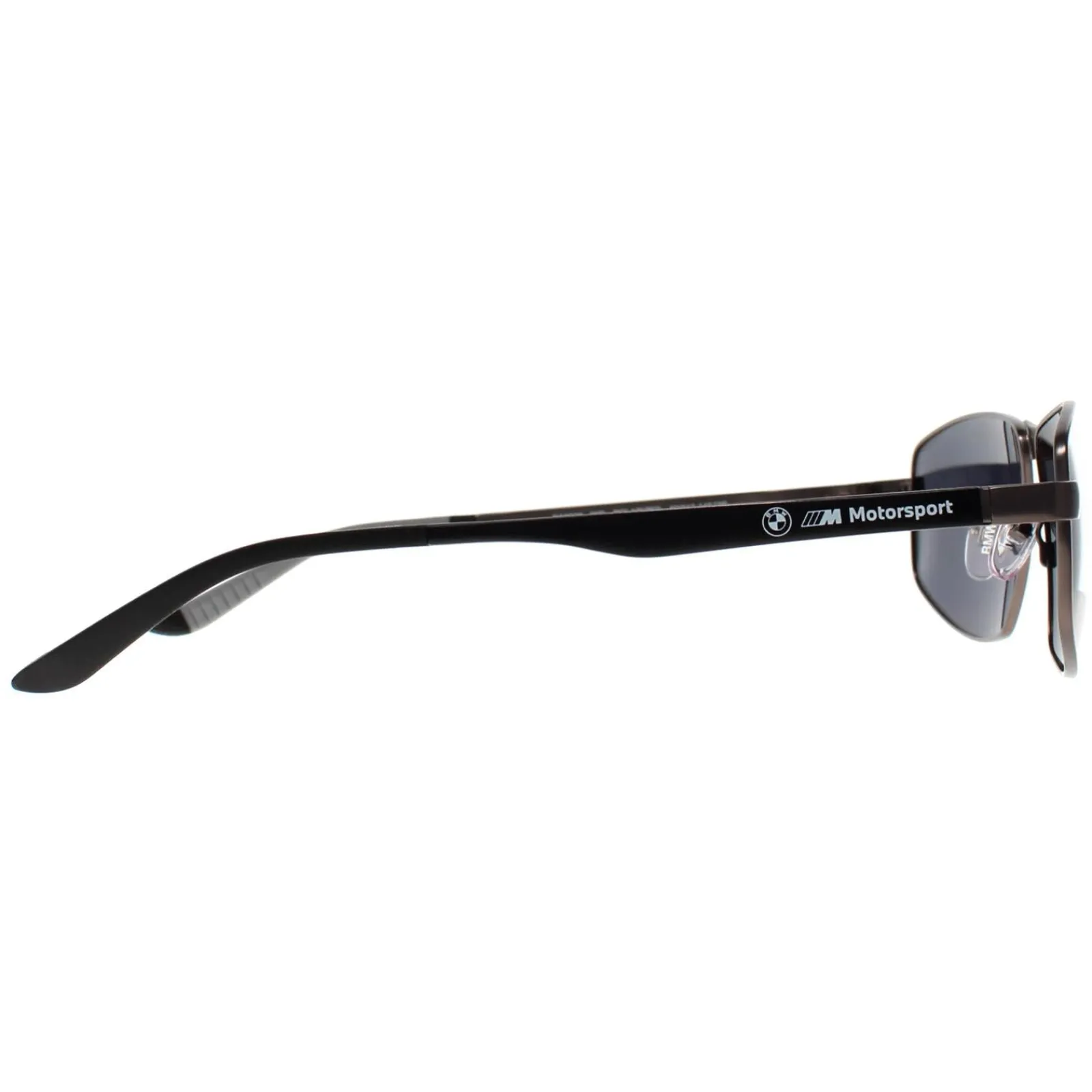 BMW Polarised|Aviator^Sunglasses BS0038 09D Matte Gunmetal Smoke Polarized