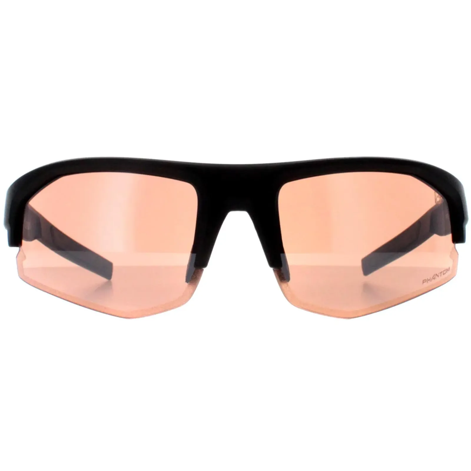 Bolle Semi Rimless^Sunglasses Bolt 2.0 BS004007 Matte Black Phantom Brown Gun Photo
