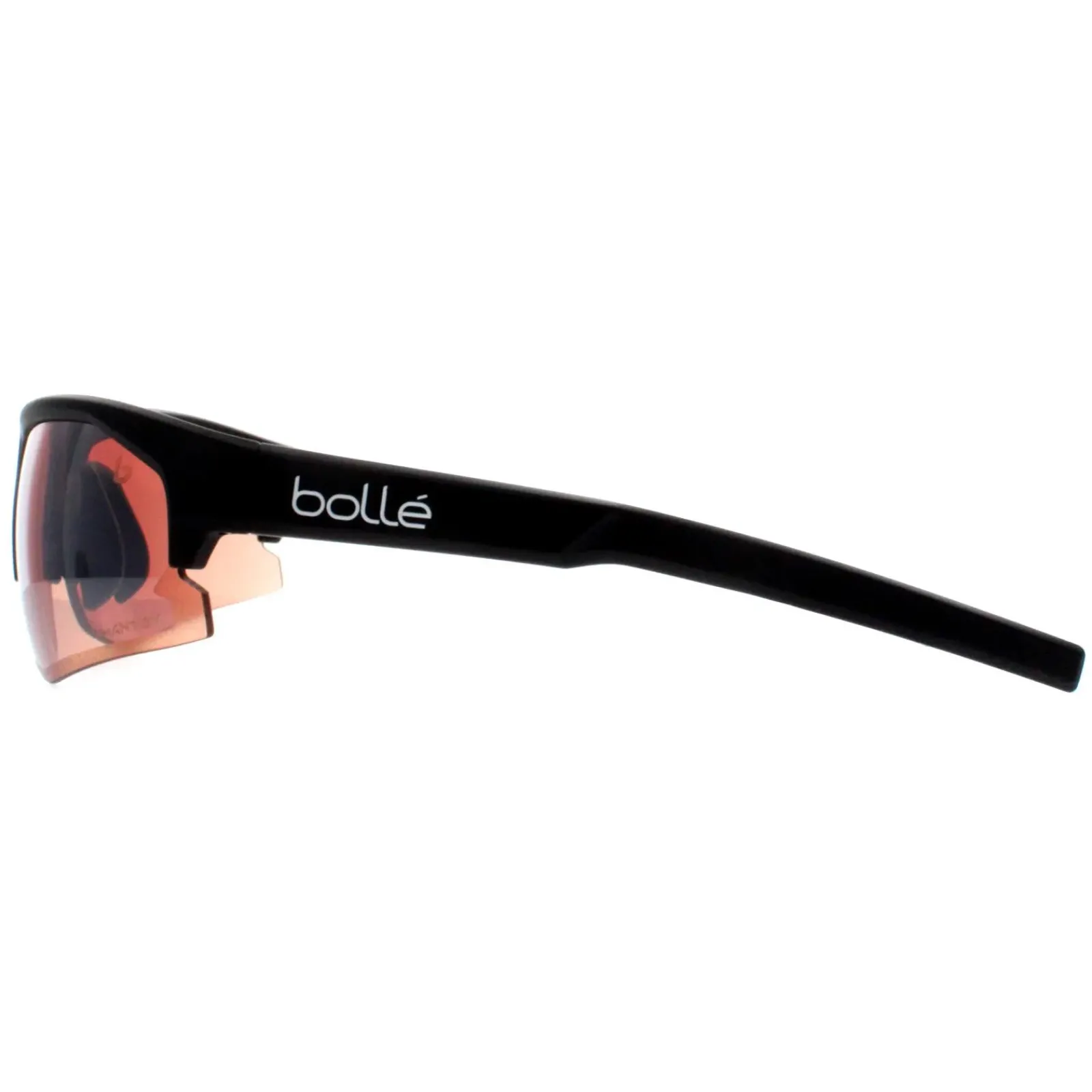 Bolle Semi Rimless^Sunglasses Bolt 2.0 BS004007 Matte Black Phantom Brown Gun Photo