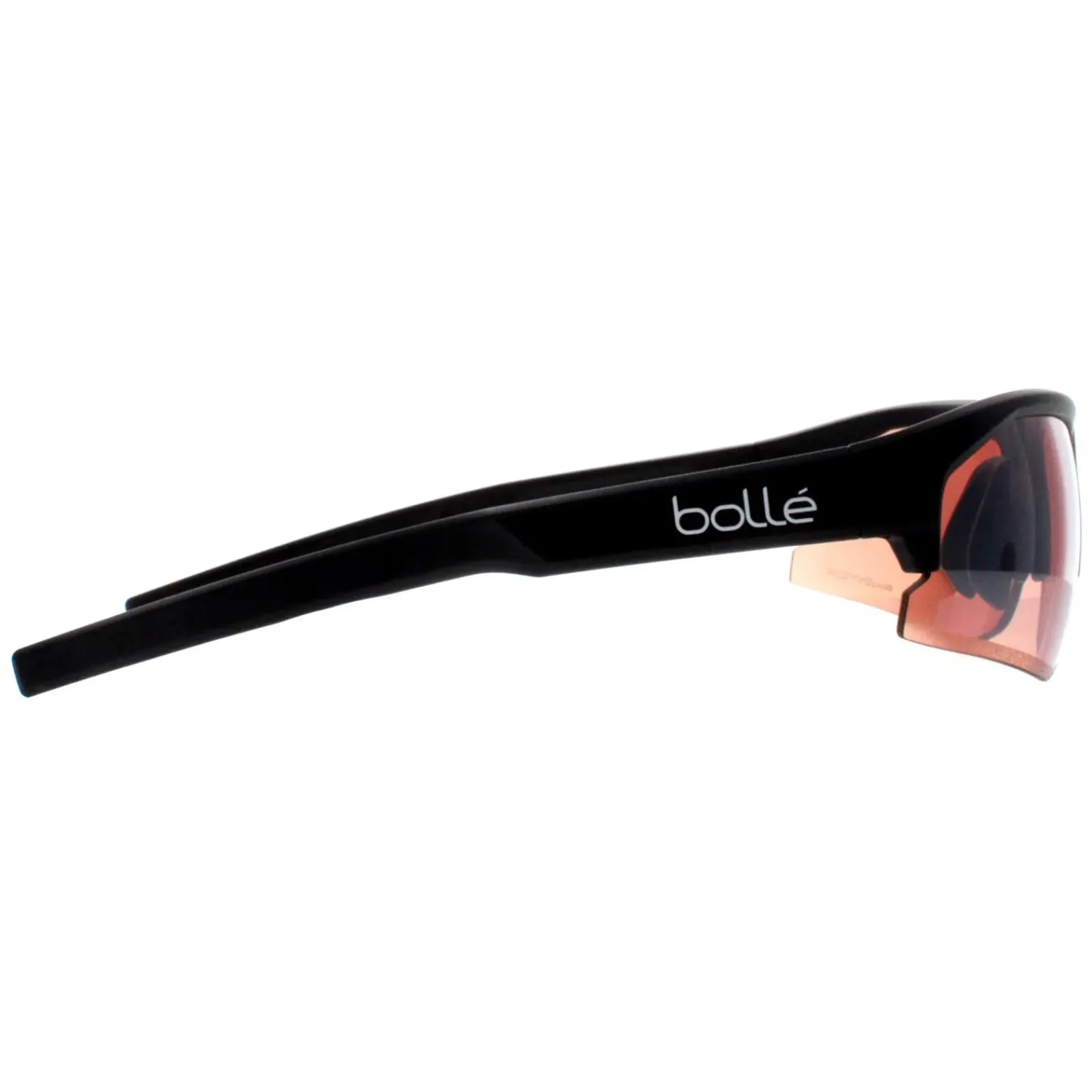 Bolle Semi Rimless^Sunglasses Bolt 2.0 BS004007 Matte Black Phantom Brown Gun Photo
