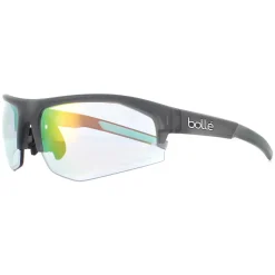 Bolle Semi Rimless^Sunglasses Bolt 2.0 BS004004 Matte Black Crystal Phantom Clear G