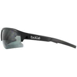 Bolle Semi Rimless^Sunglasses Bolt 2.0 BS003005 Shiny Black TNS Grey