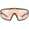 Bolle Wrap^Sunglasses B-Rock Pro 12627 Matte Black Phantom Vermillon Gun Ph