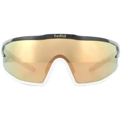 Bolle Wrap^Sunglasses B-Rock Pro 12629 Shiny Black Brown Gold