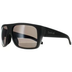 Bolle Polarised^Sunglasses Falco BS019001 Matte Crystal Black Volt+ Gun Polarise