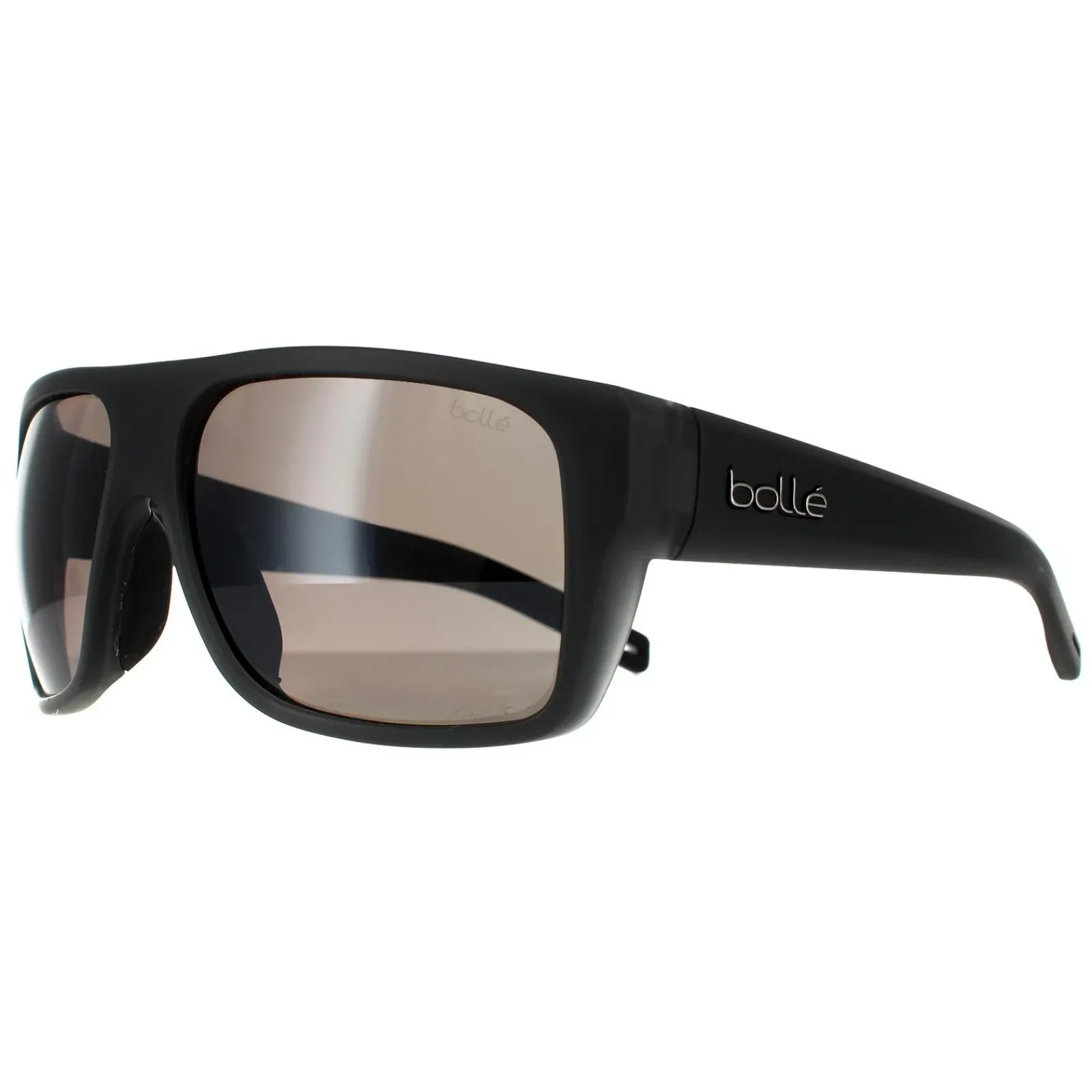 Bolle Polarised^Sunglasses Falco BS019001 Matte Crystal Black Volt+ Gun Polarise
